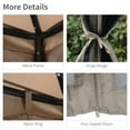 thumbnail image 6 of Outsunny 9.6' x 9.6' Patio Gazebo, Outdoor Canopy Shelter, Taupe, 6 of 9