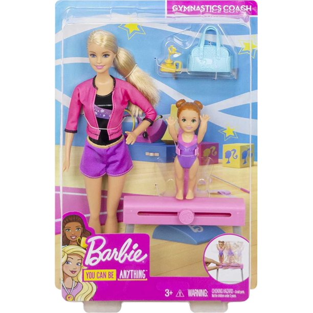 Barbie Doll Sports Gymnastics Coaches Playset Barbie Coach Doll Princesa Niñas Juguetes de moda Niñas Regalo de cumpleaños FXP39 xuanjing unisex