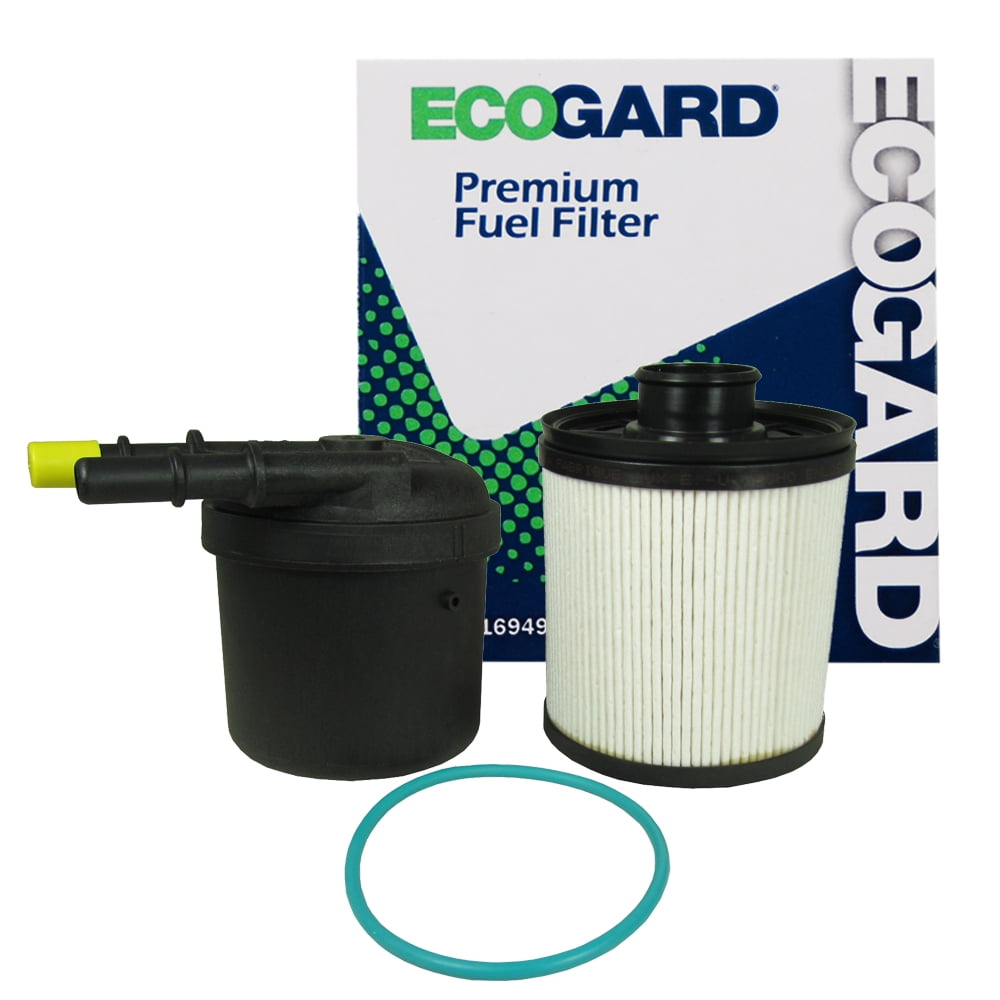 ECOGARD XF76160 Premium Diesel Fuel Filter (Set of 2) Fits Ford F250