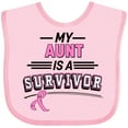 thumbnail image 3 of Inktastic My Aunt is a Survivor Breast Cancer Awareness Boys or Girls Baby Bib, 3 of 4