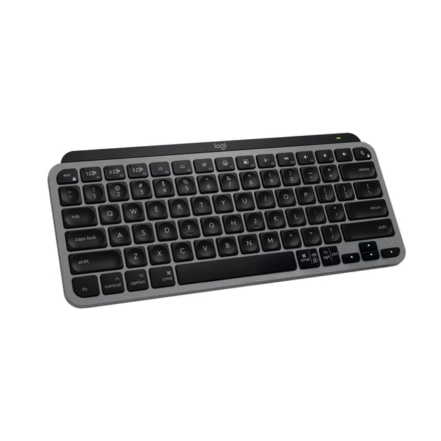 Logitech MX Keys Mini pour Mac Clavier Minimaliste Sans Fil, Compact, Bluetooth, Touches Rétroéclairées, USB-C, Saisie Tactile, Compatible avec MacBook Pro, MacB