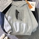 thumbnail image 4 of Sudaderas Con Capucha Attack on Titan Unisex Hombre Mujer Estampado Shingeki No Kyojin Anime Ropa Suelta Casual Streetwears Enlace Estéticapangjing, 4 of 4