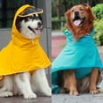 thumbnail image 4 of Dog Raincoat Hooded Jacket Transparent Visor Waterproof Cape for Small Medium Large Dogs, 4 of 9
