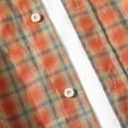 thumbnail image 5 of Men's Short Sleeve Plaid Shirts Summer Button Down Blouse Loose Teen Boys Casual Cardigan Shirts, 5 of 5