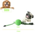 thumbnail image 7 of Dog Chew Toys for Aggressive Chewers, Likaty Indestructible Rope Dog Ball Toy Puppy Chew Teething Toys for Large Medium Small Dogs,Green, 7 of 7