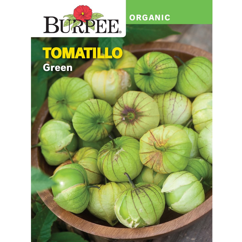 Burpee Organic Green Tomatillo Vegetable Seed, 1pack