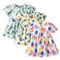 thumbnail image 1 of KYAIGUO Robes Florales Décontractées pour Bébés Filles 9M-5T Robe d'Été à Manches Courtes Robe de Princesse Robe de Plage pour Bébé, 1 of 9