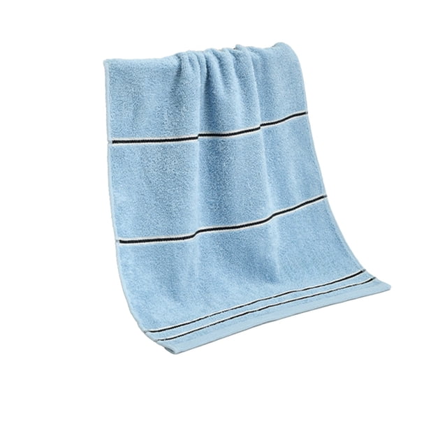 2 Pack Soft Absorbent Lint-Free Cotton Towels for Face and Body
