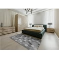thumbnail image 5 of Ahgly Company Machine Washable Indoor Square Transitional Gunmetal Gray Area Rugs, 5' Square, 5 of 7