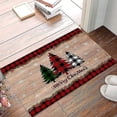 thumbnail image 3 of Outdoor Christmas Decorations Outdoor Entrance Christmas Door Mat, Christmas Tree Pattern, Merry Christmas Decoration, Front Door Mat, Welcome Non Slip Home Mat, 3 of 4