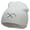 White, variant on Grim Reaper Scythe Embroidered 8 inch Acrylic Short Blank Beanie - White OSFM