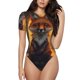 thumbnail image 1 of Fotbe Sunset Maple Tree Fox Body de Mujer con Cuello Redondo y Mangas Cortas, Sin Mangas Ajustado, Suave, Cómodo y Básico-Medium, 1 of 7
