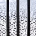 thumbnail image 4 of Parent's Choice 100% Cotton Infant Fitted Crib Sheet, Black & White Geo, 4 of 8