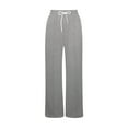 thumbnail image 5 of Girl's Baggy Sweatpants Wide Leg Elastic Waist Daily Wear Casual Wide Leg Baggy Sweatpants Boys Athletic Pants, 5 of 5