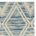 thumbnail image 3 of SAFAVIEH Marbella Alicia Geometric Diamonds Wool Runner Rug, Dark Blue/Ivory, 2'3" x 6', 3 of 5