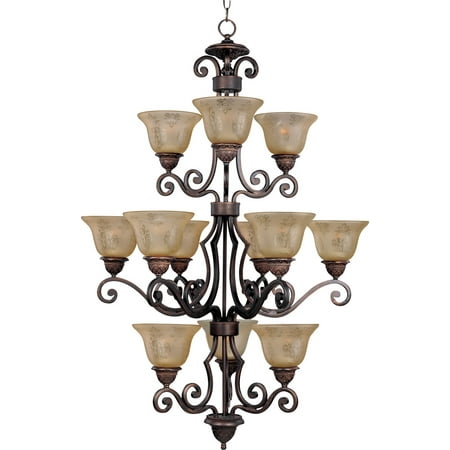 

Chandeliers 12 Light Bulb Fixture With Oil Rubbed Bronze Finish Iron Material Medium Bulbs 30 inch 720 Watts