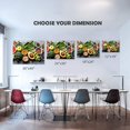 thumbnail image 6 of Kitchen Canvas Wall Art Vegetable Ingredients Picture Dining Room Canvas Painting for Home Wall Decor, Vegetable Framed Artwork for Kitchen Restaurant Wall Decoration Ready to Hang (12" Hx18 W), 6 of 6