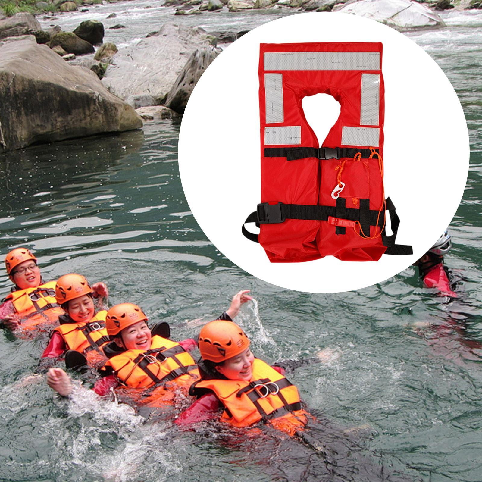 Marine Life Jacket Swim Vest Buoyancy Float Lightweight Oxford Cloth for Adults General Fishing Boating