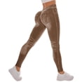 thumbnail image 1 of DAFEI Womens Solid Color Pocket Straight Tube Loose Stretch Yoga Pants Color Contrast Solid Pants, 1 of 4