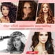 thumbnail image 5 of Rizador de cabello para rizos naturales, rizador de pelo, varita rizadora, plancha alisadora sin dañar los rizos, rizador de calentamiento rápido para todo tipo de cabello., 5 of 8