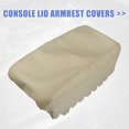 thumbnail image 3 of Unique Bargains Microfiber Leather Armrest Protector Cover Pad Replacement for Jeep Grand Cherokee 2011-2017 Beige, 3 of 7