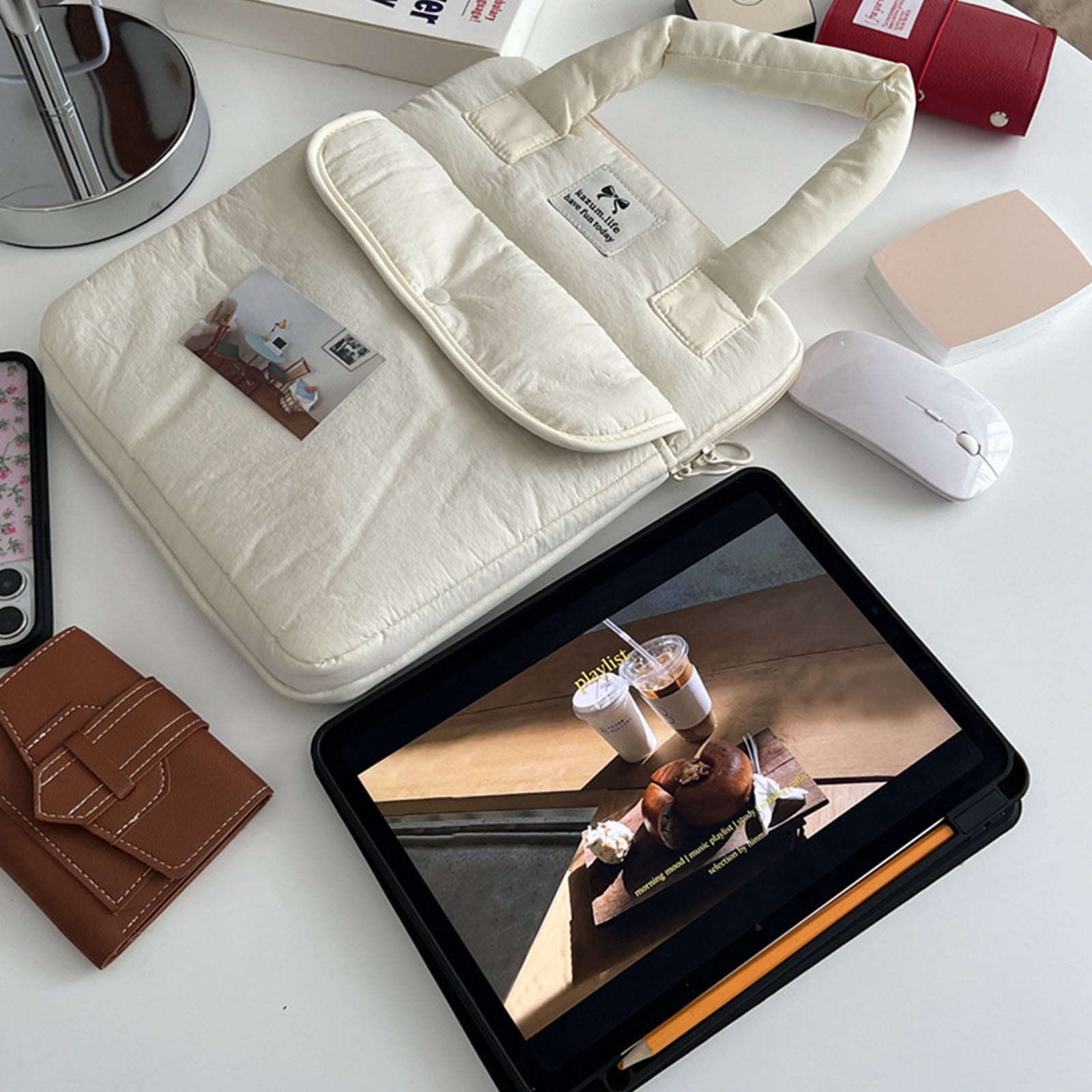 Shock Absorbent Laptop Case With Reinforced Handle Soft Protective Lining Computer Accessory For 11in 13 14 15 15.6inch