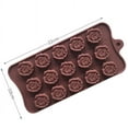 thumbnail image 3 of Fruit Snack Molds Soap Rose Handmade Mould Mould 3D Silicone Chocolate Jelly Mould Cold 15 Cake Mould, 3 of 8