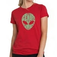 thumbnail image 1 of Women's Premium Blend Word Art T-shirt - Beware of Humans, 1 of 2
