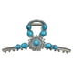 thumbnail image 1 of Horquilla extragrande de metal con piedra turquesa azul y sol, estilo western, 1 of 7