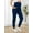 Blue, variant on Fashionable Maternity Harlan Pants Elastic Warm High Waisted Sports, Leisure, Vacation,M