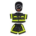 thumbnail image 1 of Disfraz de bombero con forma de oso de peluche, se adapta a la mayoría de peluches de 35 a 45 cm, 1 of 1