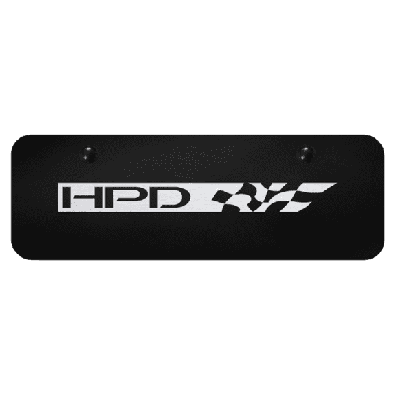 Honda HPD Mini License Plate Laser Etched Black Official Licensed