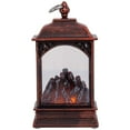 thumbnail image 3 of Kurt S. Adler 5.3-Inch Battery-Operated LED Fireplace Lantern, 3 of 8