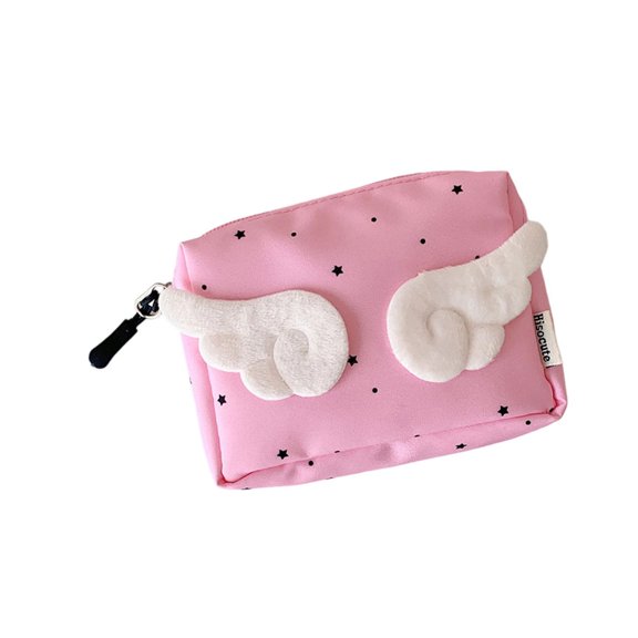 Aellinatey Portable Makeup Storage Bag Large Capacity Canvas Cosmetic Organiser for Women