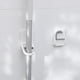thumbnail image 4 of GOOHOCHY 3 unids de pared de pared con ganchos de trapeador de pared punzón para baño de casa (blanco), 4 of 7