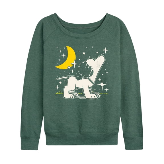 Peanuts - 50s Snoopy Stars - Women's Lightweight French Terry Long Sleeve Shirt