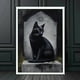 thumbnail image 1 of Póster de pared de arte de la Academia oscura, Victoria Crow, bruja, fantasma, decoración de fondo de Halloween, impresión de imagen gótica, pintura en lienzo, 1 of 4