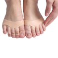thumbnail image 1 of 1 Paire Silicone Nid d'Abeilles avant-Pied Pad Pied Polyvalent Utilisation Réutilisable Soulagement de la Douleur, 1 of 1