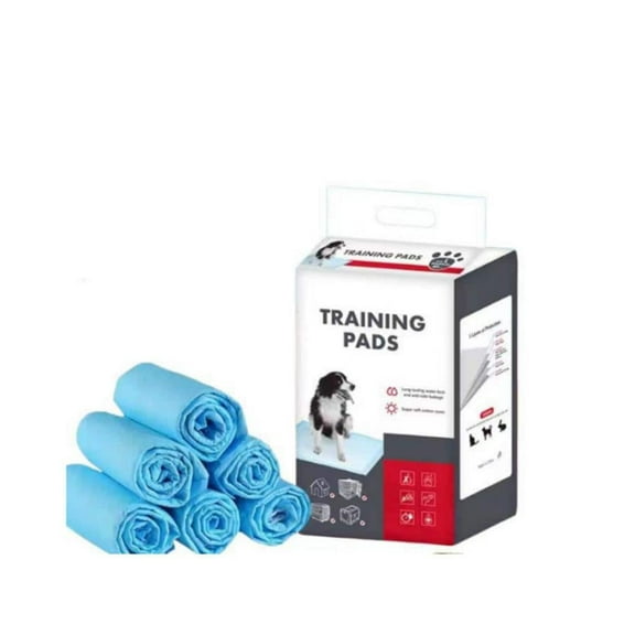 Afoxsos 40-Count 23.6 in. x 23.6 in. Medium-Size Super-Absorbent Waterproof Dog and Puppy Pet Training Pad Housebreaking Pad