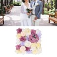 thumbnail image 1 of Artificial Flower Wall Panel Silk Rose Peony Hydrangea for DIY Wedding Backdrop, Photography Props Decor, 1 of 7