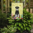 thumbnail image 2 of Caroline's Treasures BB6033GF Easter Eggs Standard Schnauzer Salt and Pepper Flag Garden Size , Small, multicolor, 2 of 3