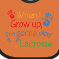 thumbnail image 4 of Inktastic Lacrosse Baby Boys or Girls Baby Bib, 4 of 4