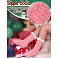 thumbnail image 3 of Calcetines Pantuflas para Mujer EBMORE en Forro Polar Rosado, Cálidos y Antideslizantes, 3 of 6