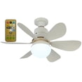 thumbnail image 1 of Luz de techo remota con ventilador, techo iluminado de 30W para sala de estar, cocina () blanco, 1 of 7