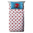 thumbnail image 5 of Spider-Man Spidey 4 Piece Kids Twin Bed Set, 100% Microfiber, Blue, Marvel, 5 of 9