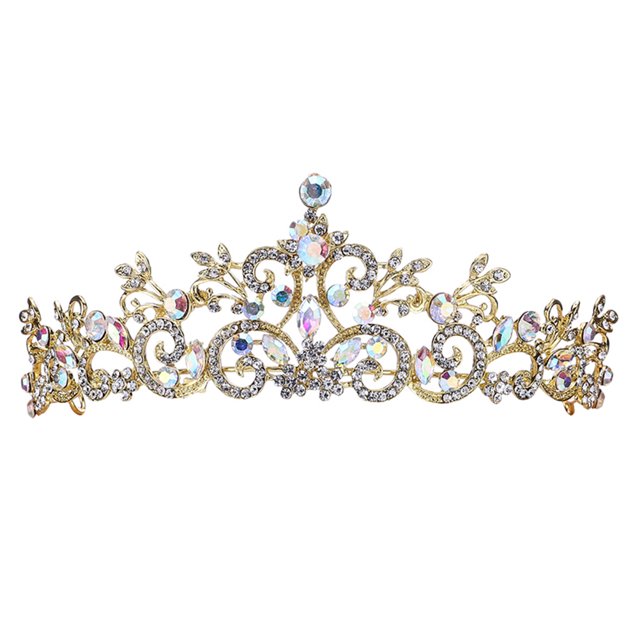 MasteelfCA Accessoire de Mode pour Filles avec Couronne et Bandeau en Strass
