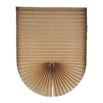 Cordless No-Drill Adjustable Window Blinds, Temporary Stick-On Pleated Paper Shades for Privacy & Light Control, UV Protection Easy to Cut & Install for Nursery Bedroom Bathroom