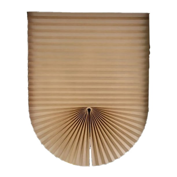 Cortinas Para Ventanas Cortinas De Panel De Tela De Poliéster, Persianas Plisadas Sin Cordón Fácil Instalación Sin Taladro Ni Herramientas Blanco/Azul/Negro/Br Persianas Que Filtran La Luz Tamaño 23