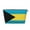 Silver, variant on Bahamas Flag Handbag Purse Tote Organizer Zipper Closure Cosmetic Pouch Bag For Travelling