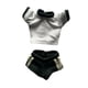 thumbnail image 5 of 1/ Conjunto de ropa para figura femenina de 6 pulgadas: top corto y pantalones cortos. Verde, 5 of 9